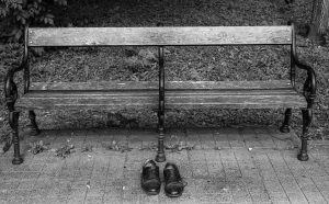 invisible man's shoes